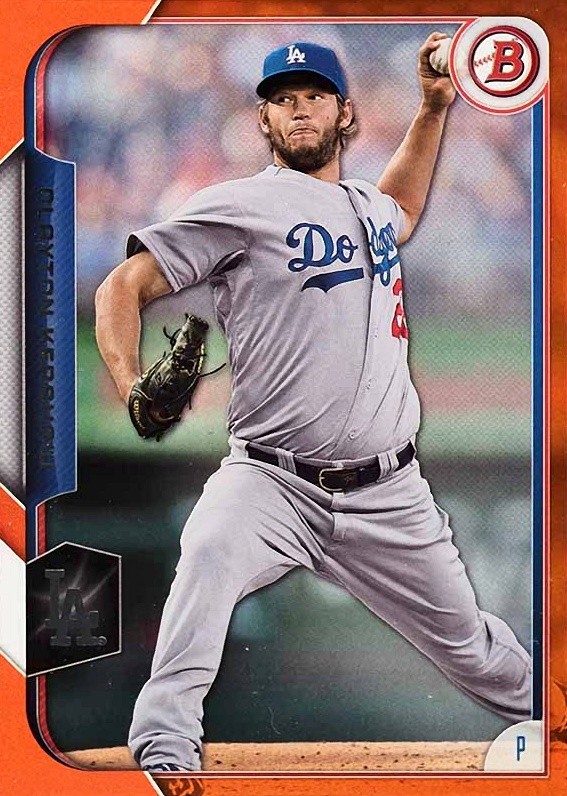 2015 Bowman Clayton Kershaw #1 Baseball Card