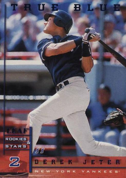 1998 Leaf Rookies & Stars Derek Jeter #34 Baseball Card