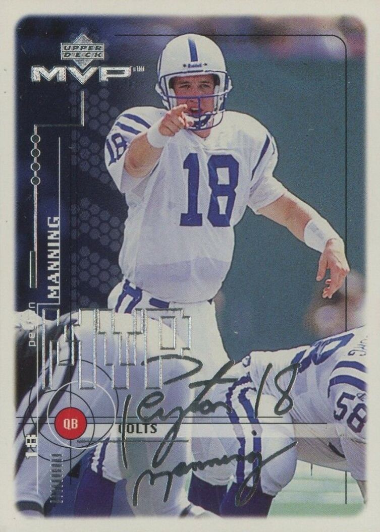 1999 Upper Deck MVP Peyton Manning #79 Football Card