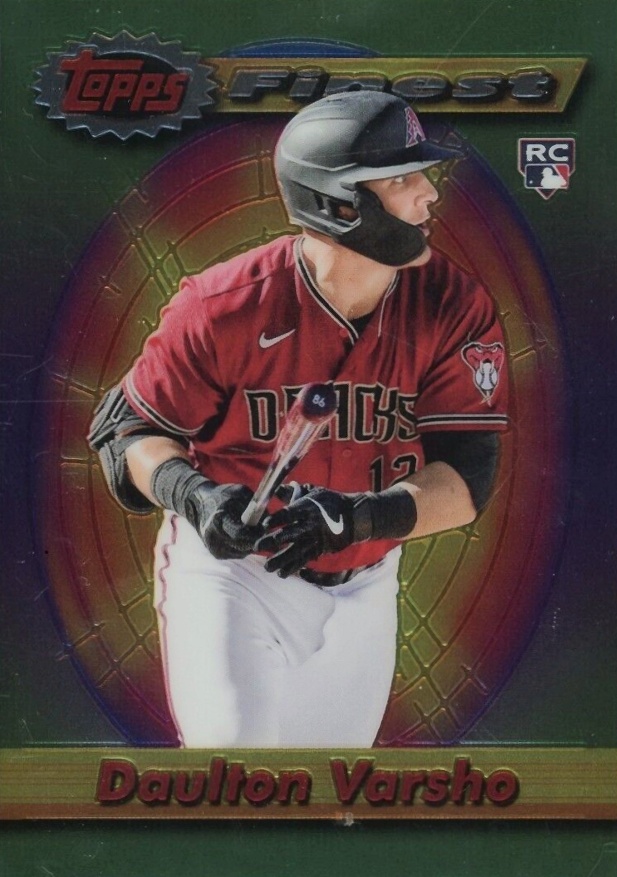 2021 Topps Finest Flashbacks Daulton Varsho #120 Baseball Card