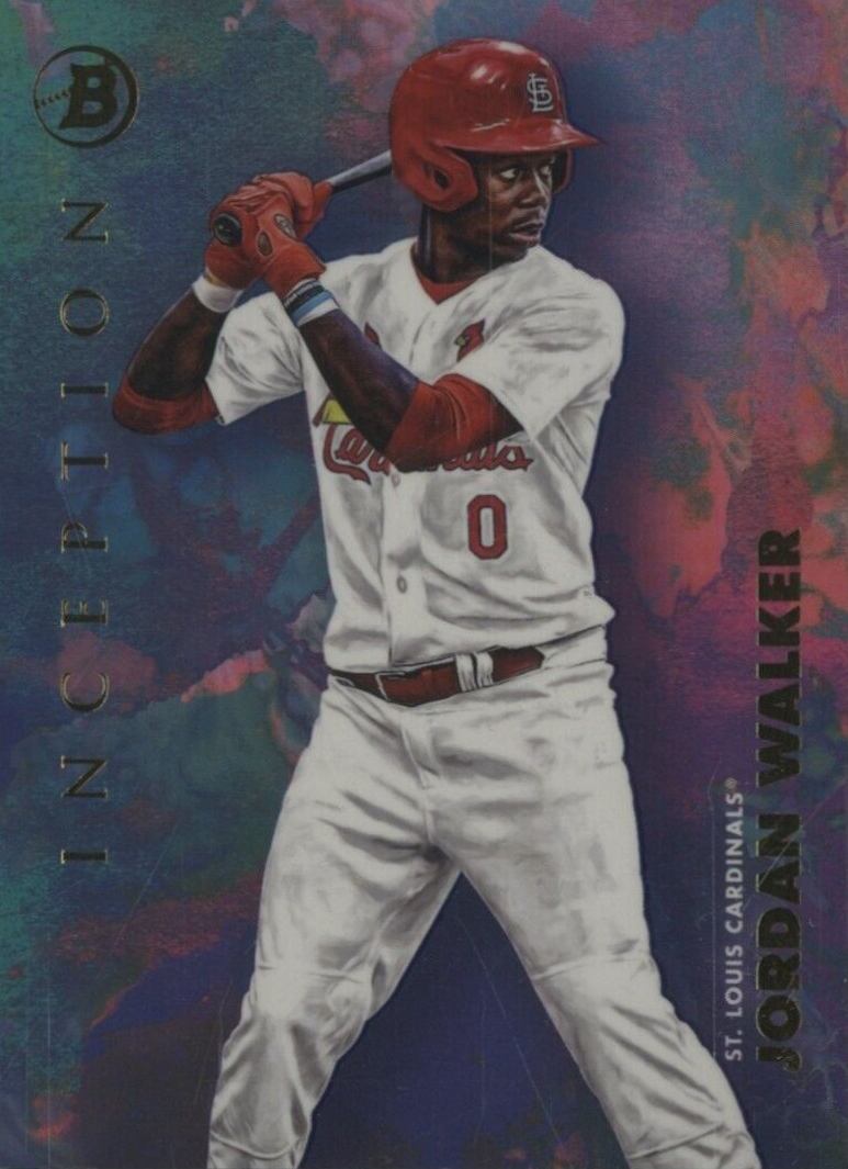 2021 Bowman Inception Jordan Walker #36 Baseball Card