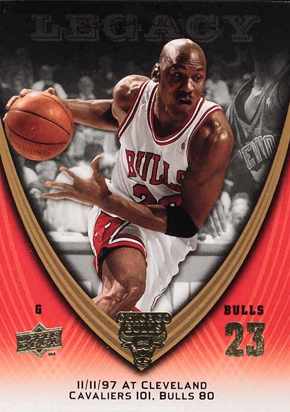 2008 Upper Deck Jordan Legacy  Michael Jordan #855 Basketball Card