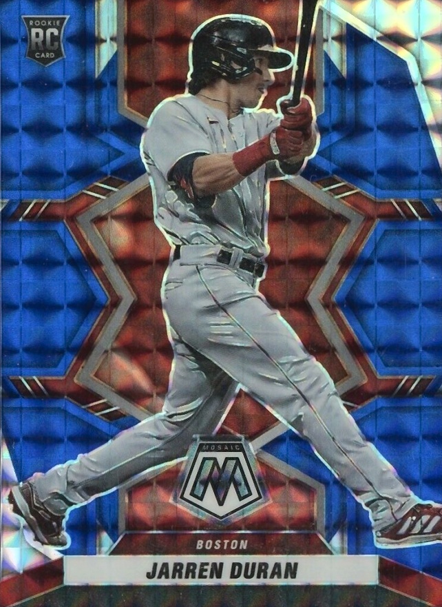 2022 Panini Mosaic Jarren Duran #208 Baseball Card