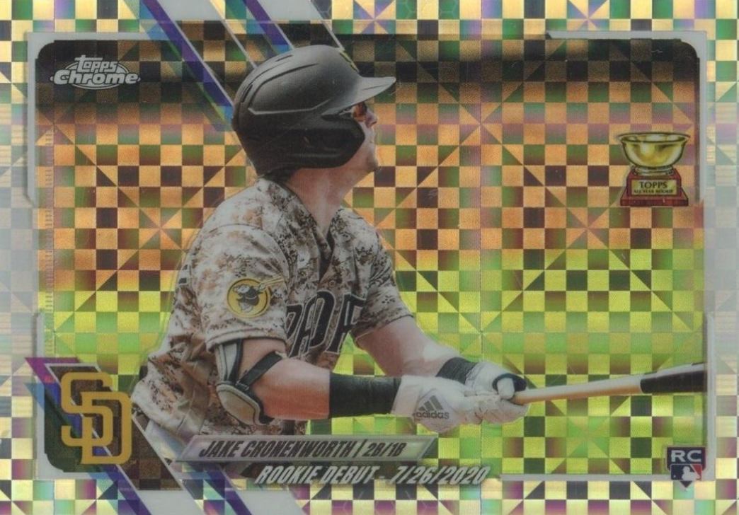 2021 Topps Chrome Update Jake Cronenworth #USC25 Baseball Card