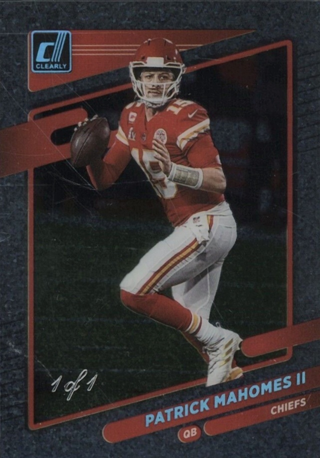 2021 Panini Clearly Donruss Patrick Mahomes II #21 Football Card