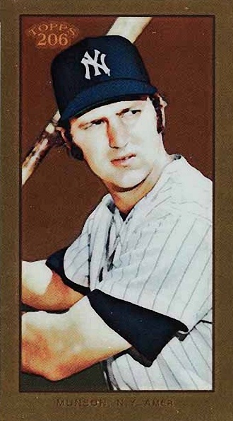 2009 Topps 206 Thurman Munson #160 Baseball Card