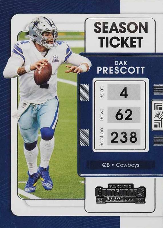 2021 Panini Contenders Dak Prescott #25 Football Card