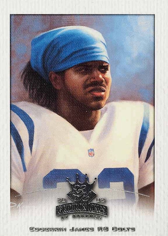 2002 Donruss Gridiron Kings Edgerrin James #36 Football Card