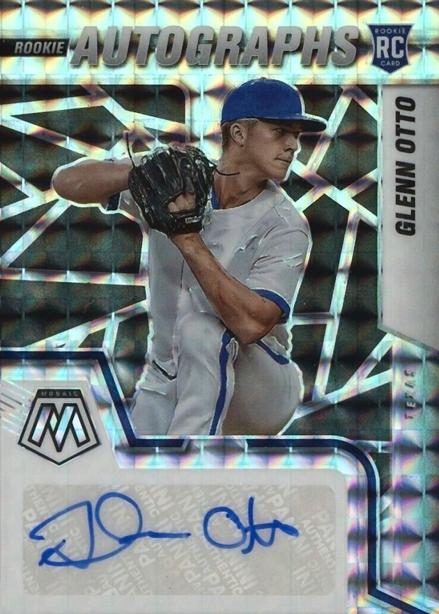 2022 Panini Mosaic Rookie Autographs Glenn Otto #RAMGO Baseball Card