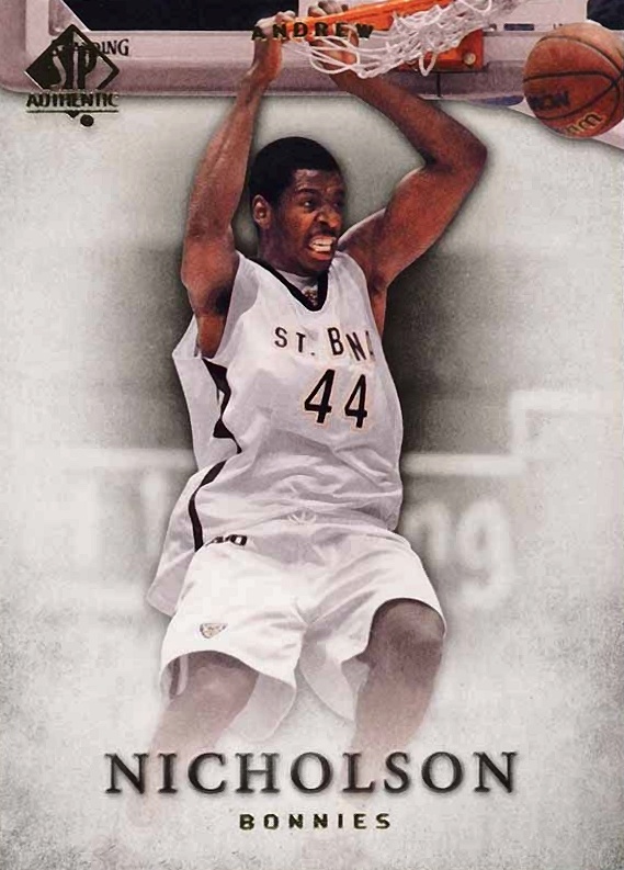 2012 SP Authentic Andrew Nicholson #26 Basketball Card