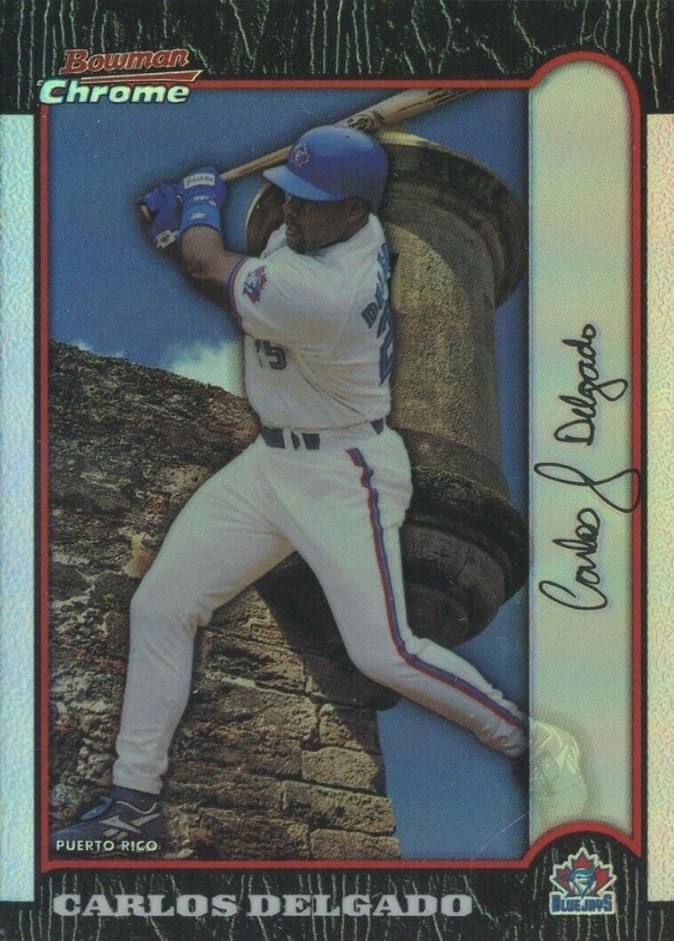 1999 Bowman Chrome International Carlos Delgado #269 Baseball Card