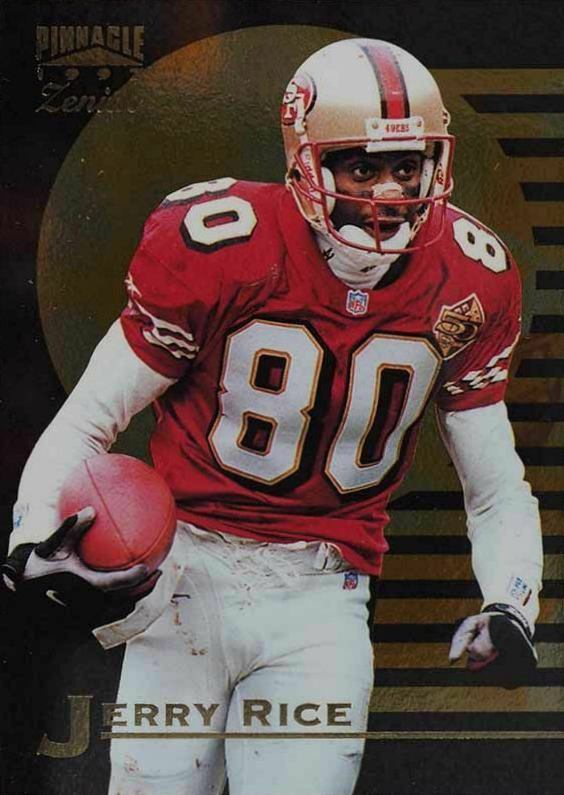 1997 Zenith Jerry Rice #2 Football Card