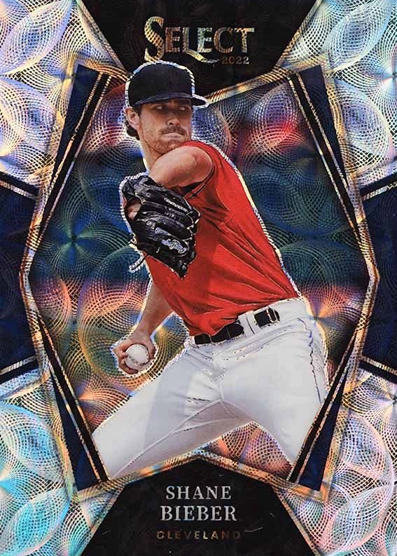 2022 Panini Select Shane Bieber #147 Baseball Card