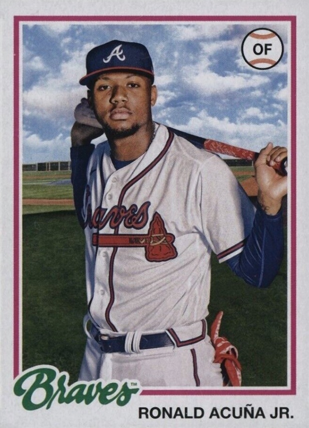 2022 Topps Archives Ronald Acuna Jr. #167 Baseball Card