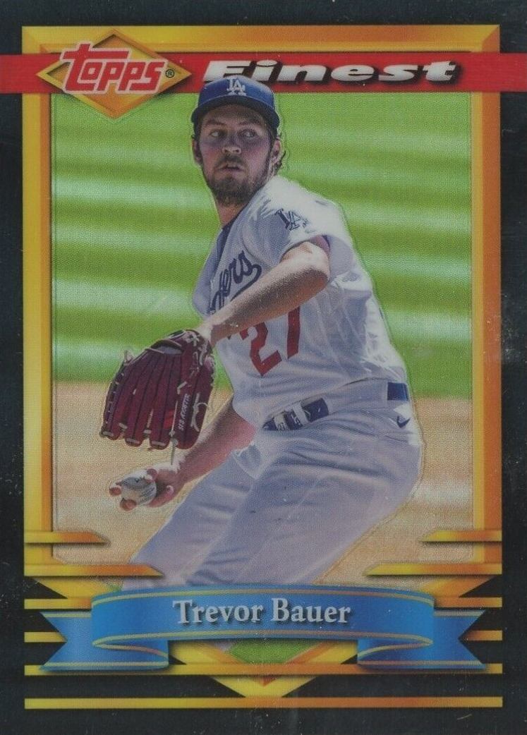 2021 Topps Finest Flashbacks Trevor Bauer #18 Baseball Card