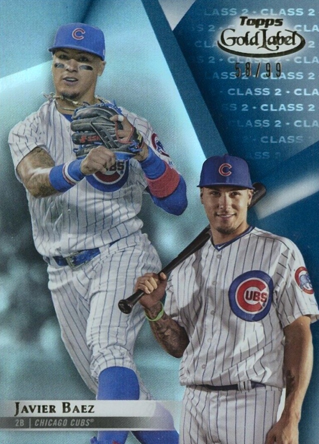 2018 Topps Gold Label  Javier Baez #31 Baseball Card