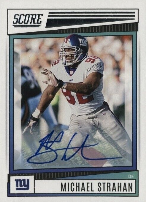 2022 Panini Score Michael Strahan #239 Football Card