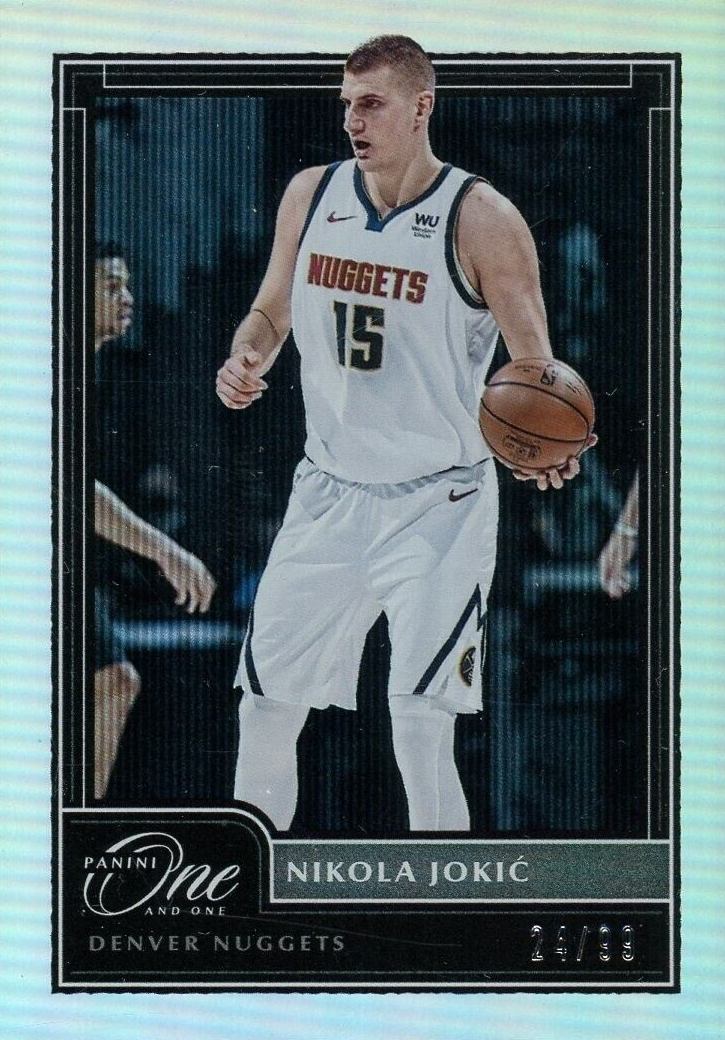 2020 Panini One and One Nikola Jokic #28 Basketball Card