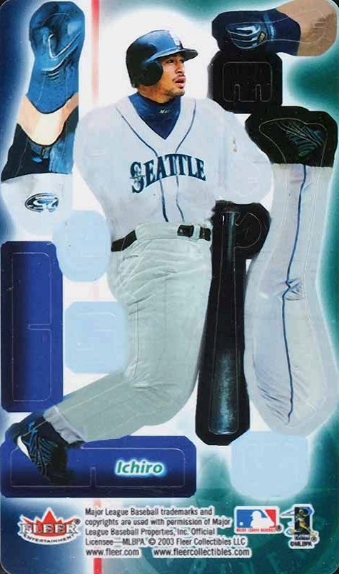 2003 Fleer 3D Ichiro # Baseball Card