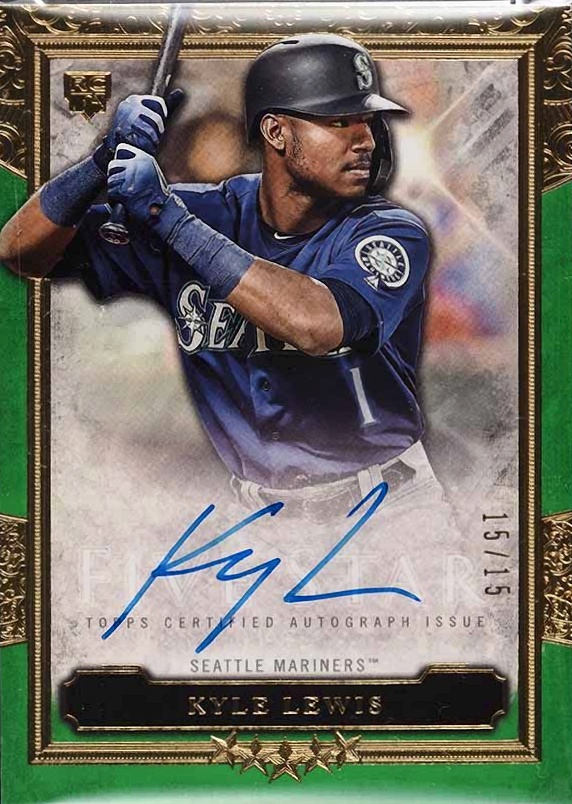 2020 Topps Five Star Autographs Kyle Lewis #FSAKL Baseball Card