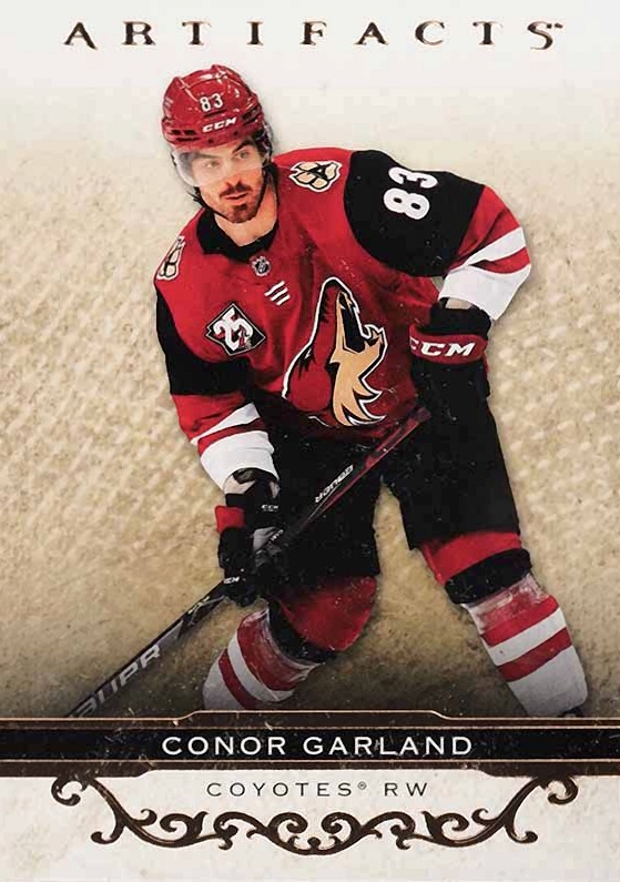 2021 Upper Deck Artifacts Conor Garland #77 Hockey Card