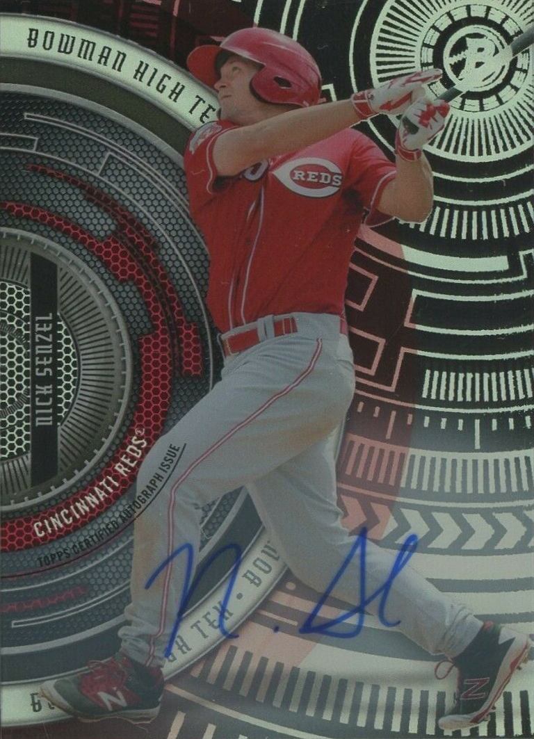 2017 Bowman High Tek Nick Senzel #NS Baseball Card