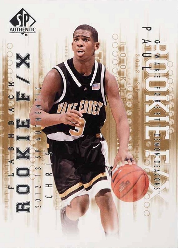 2012 SP Authentic Chris Paul #54 Basketball Card