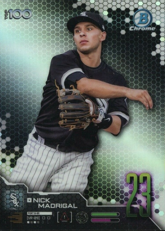 2019 Bowman Scouts' Top 100 Chrome Nick Madrigal #BTP23 Baseball Card