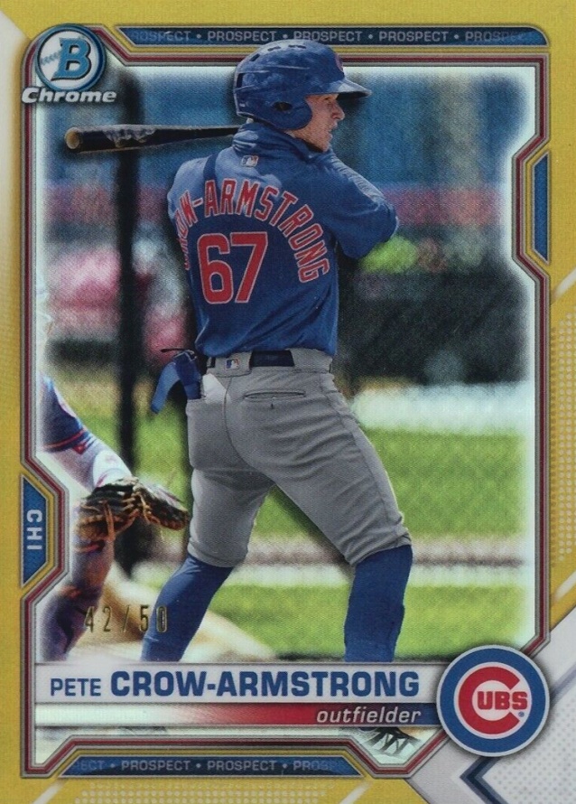 2021 Bowman Draft Pete Crow-Armstrong #BDC12 Baseball Card