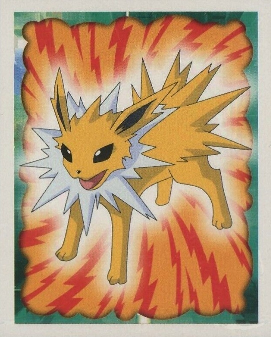 1999 Merlin Pokemon Jolteon #135 TCG Card