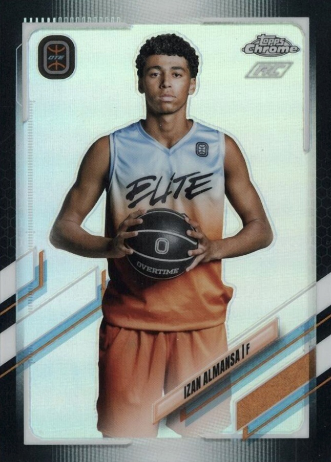 2021 Topps Chrome Overtime Elite Izan Almansa #88 Basketball Card