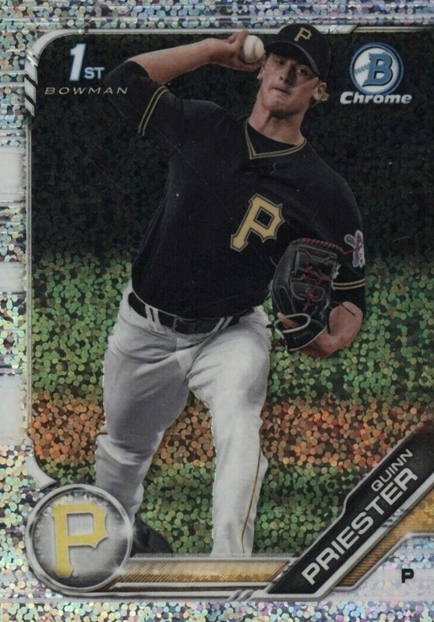 2019 Bowman Draft Quinn Priester #BDC44 Baseball Card