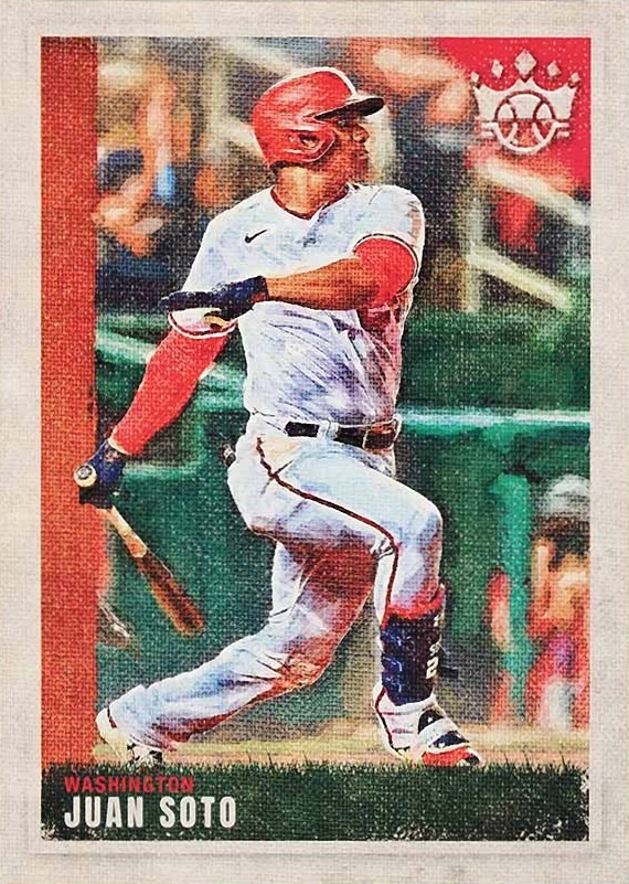 2022 Panini Diamond Kings Juan Soto #124 Baseball Card