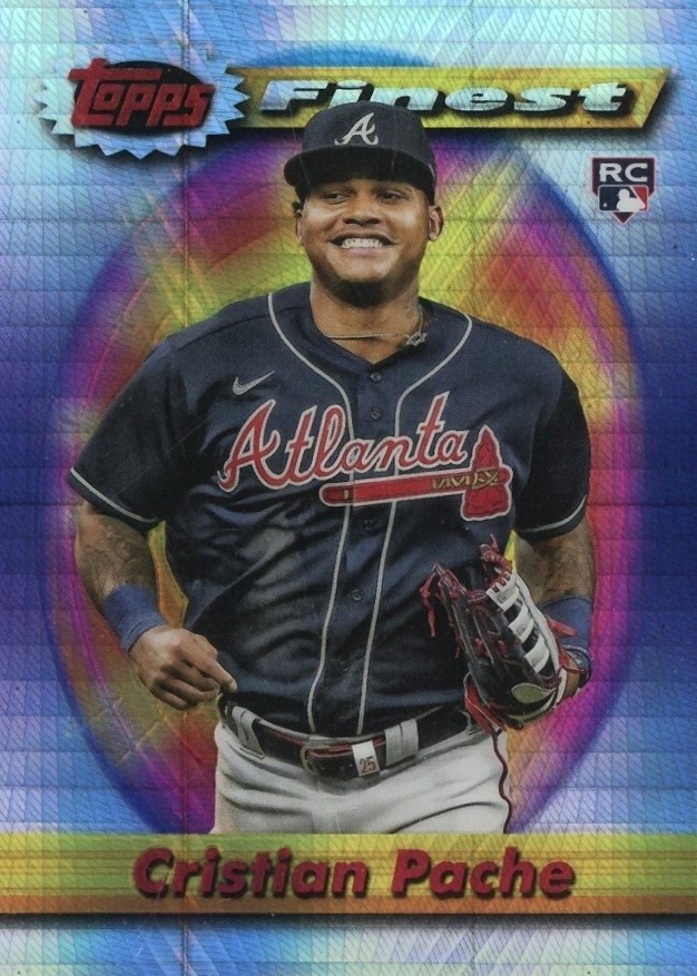 2021 Topps Finest Flashbacks Cristian Pache #127 Baseball Card