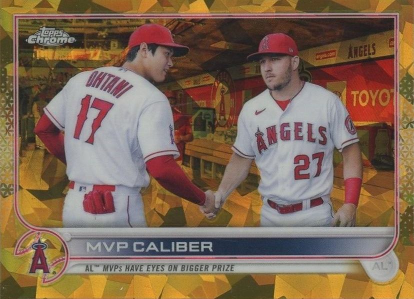 2022 Topps Chrome Update Sapphire Edition MVP Caliber #115 Baseball Card