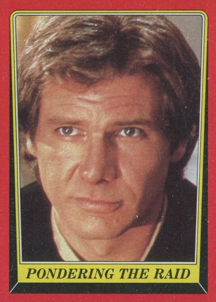 1983 Star Wars Return of the Jedi Pondering the Raid #62 Non-Sports Card