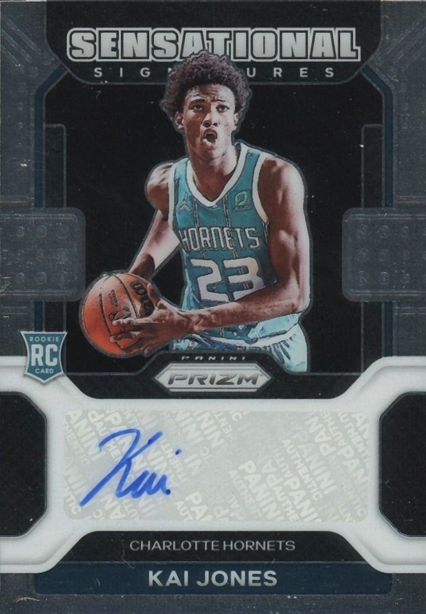 2021 Panini Prizm Sensational Signature Kai Jones #SSKAI Basketball Card