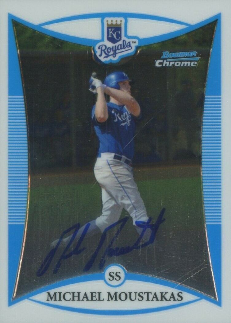 2008 Bowman Chrome Prospects Michael Moustakas #BCP112 Baseball Card