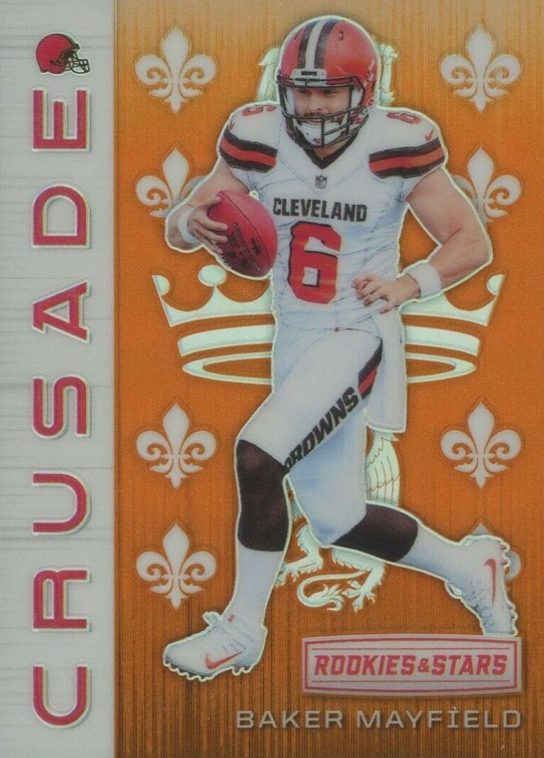 2018 Panini Rookies & Stars Crusade Baker Mayfield #CRU35 Football Card