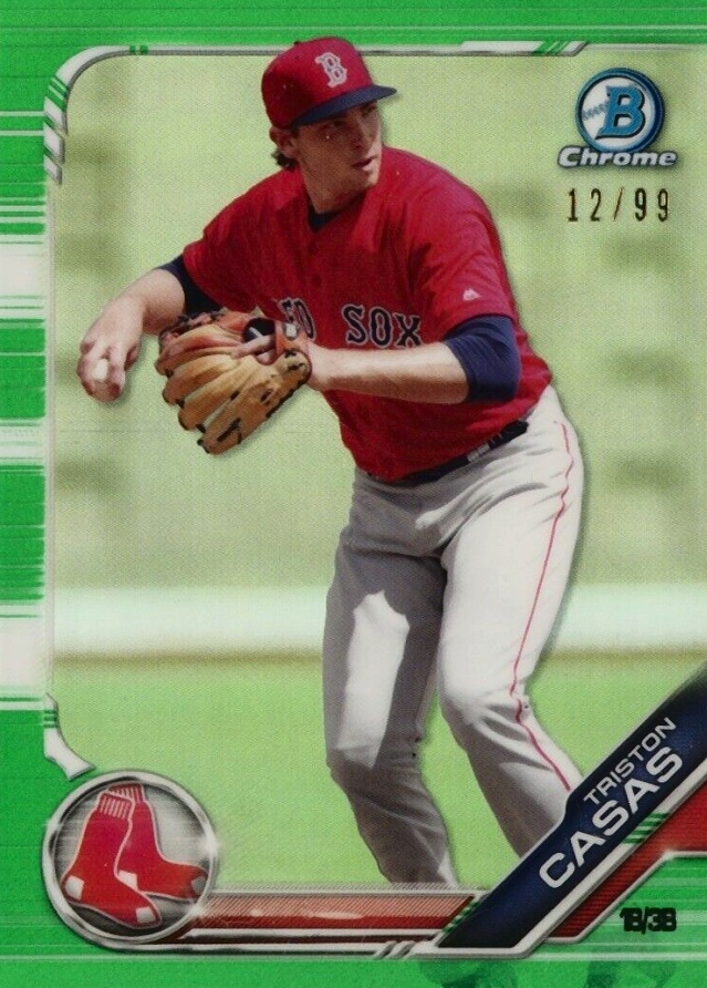 2019 Bowman Chrome Prospects Triston Casas #BCP213 Baseball Card