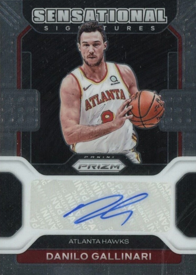 2021 Panini Prizm Sensational Signature Danilo Gallinari #SSDGL Basketball Card