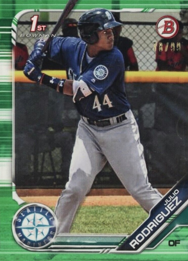 2019 Bowman Paper Prospects Julio Rodriguez #BP33 Baseball Card