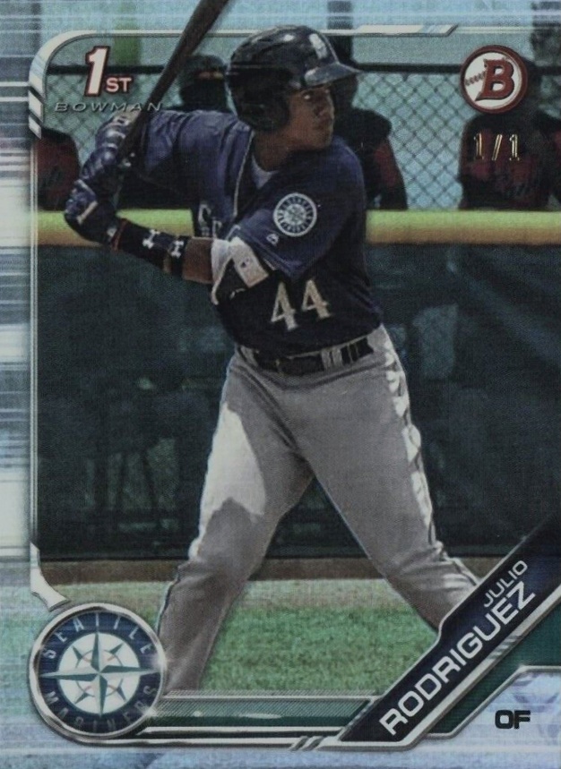 2019 Bowman Paper Prospects Julio Rodriguez #BP33 Baseball Card