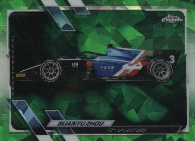 2021  Topps Chrome Formula 1 Sapphire Edition Guanyu Zhou #119 Other Sports Card