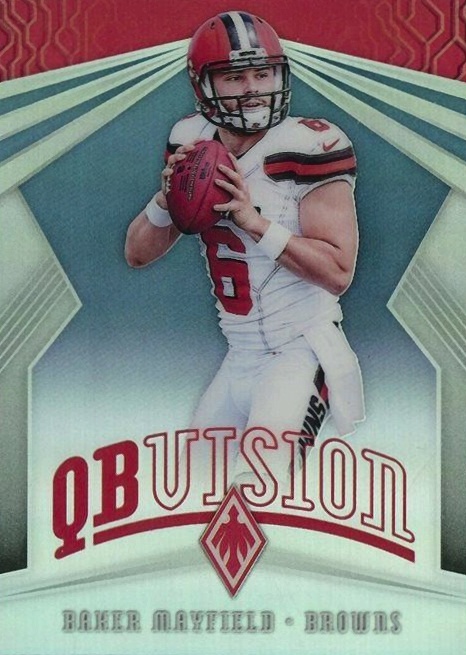 2018 Panini Phoenix QB Vision Baker Mayfield #21 Football Card