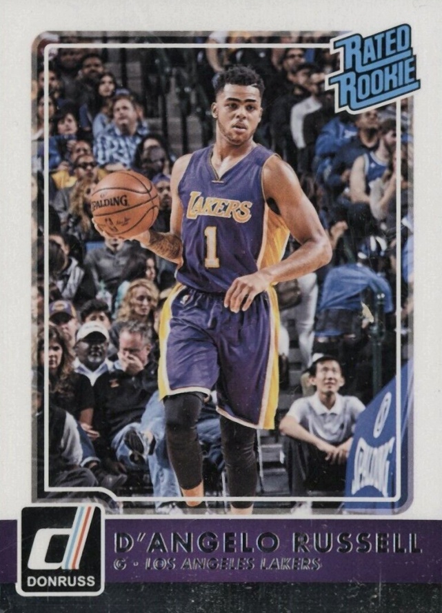 2015 Panini Donruss D'Angelo Russell #218 Basketball Card