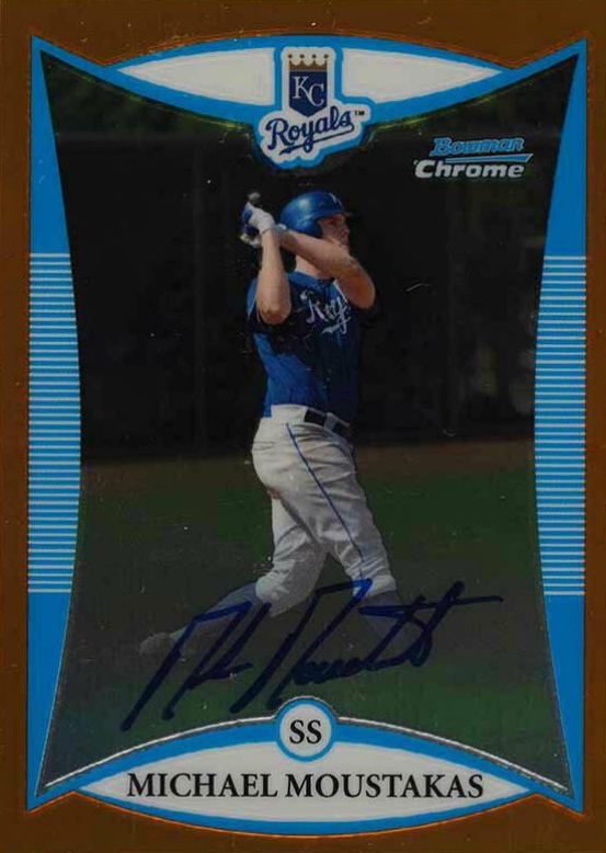 2008 Bowman Chrome Prospects Michael Moustakas #BCP112 Baseball Card