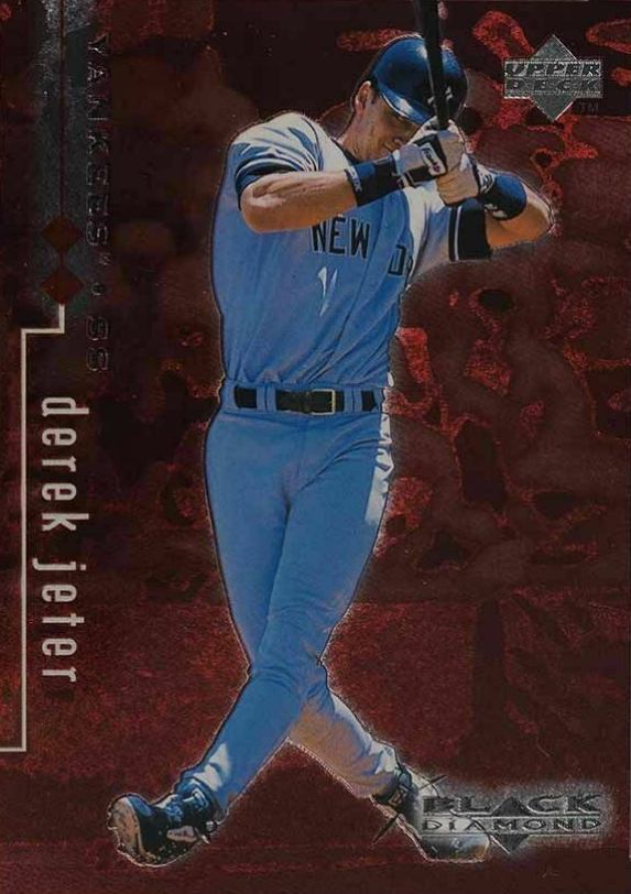 1999 Upper Deck Black Diamond Derek Jeter #56 Baseball Card