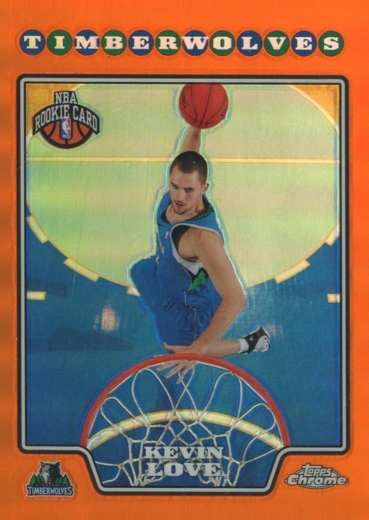 2008 Topps Chrome Kevin Love #185 Basketball Card