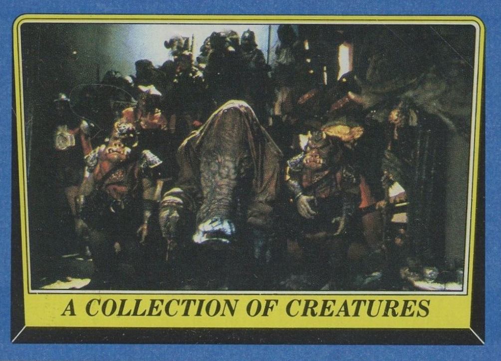 1983 Star Wars Return of the Jedi A Collection of Creatures #167 Non-Sports Card